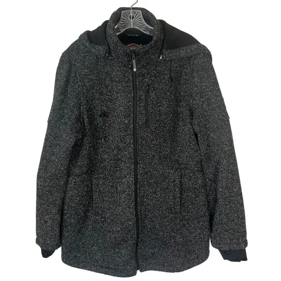 HFX Coat Womens XL Black Pockets Winter - Picture 1 of 12